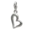 SilberDream Charm Herz glanz 925er Silber Armband Anhänger FC508