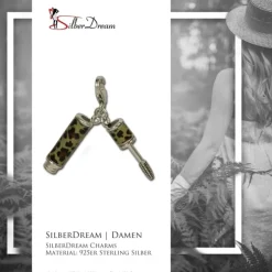 SilberDream Charm Mascara 925 Sterling Silber Armband Anhänger FC673