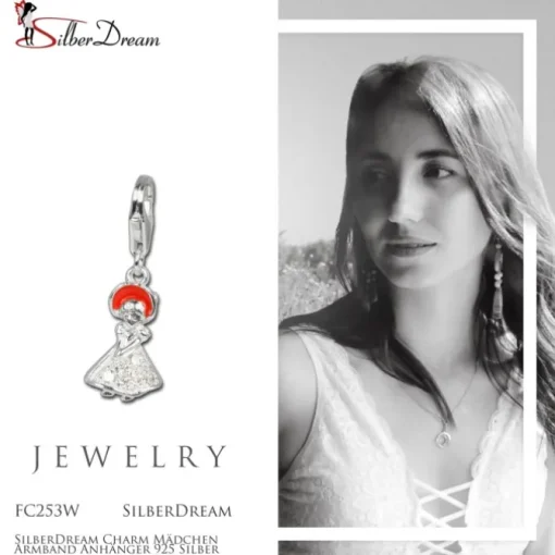 SilberDream Charm Mädchen Armband Anhänger 925 Silber FC253W