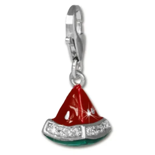 SilberDream Charm Melone Zirkonia Kristall 925 Armband Anhänger FC3141