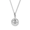 SilberDream Charm Muster Kugel Set mit Kette 925 Silber FCA121