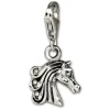 SilberDream Charm Pferdekopf Armband Anhänger 925 Silber FC1043
