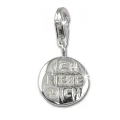 SilberDream Charm Plakette Liebe Armband Anhänger FC3067