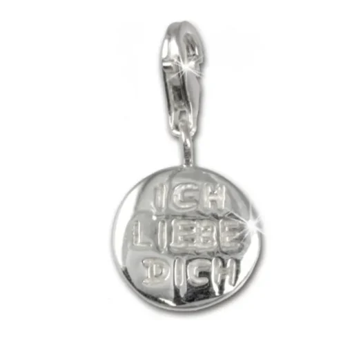 SilberDream Charm Plakette Liebe Armband Anhänger FC3067