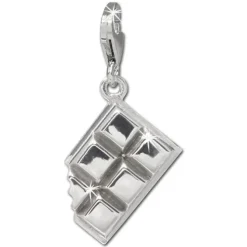 SilberDream Charm Schokolade 925er Silber Armband Anhänger FC723I