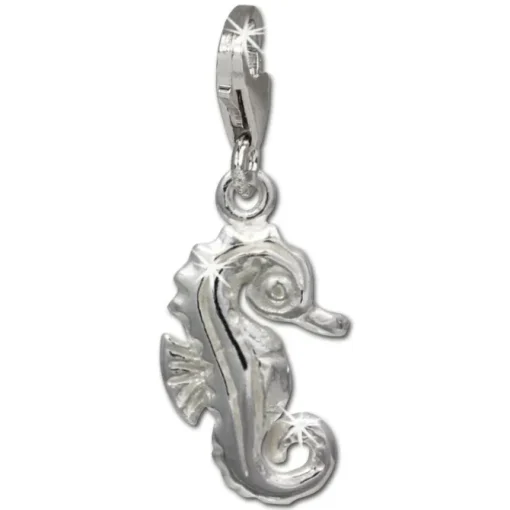 SilberDream Charm Seepferdchen 925er Silber Armband Anhänger FC727I