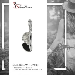 SilberDream Charm Sonnenbrille LADY 925er Armband Anhänger FC656