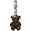 SilberDream Charm Teddybär braun 925er Silber Armband Anhänger FC855N