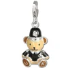SilberDream Charm Teddybär Bobby 925 Silber Armband Anhänger FC680