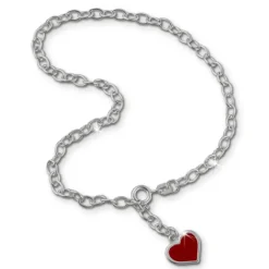 SilberDream 25cm Fußkette Herz 925 Silber SDF006