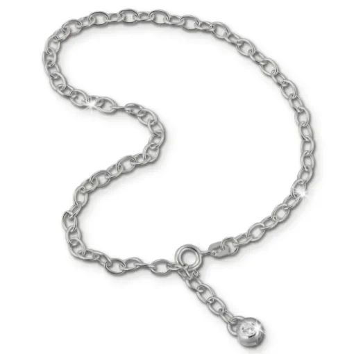 SilberDream 25cm Fußkette Zirkonia 925 Silber SDF001