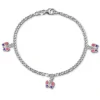 SilberDream 15,5cm Kinder Armband Schmetterling Silber SDA011
