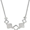 SilberDream Collier Karo 925 Sterling Silber 45cm Kette SDK409