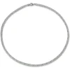 SilberDream Collier Kette Gitter 925er Silber Damen 50cm SDK2195J