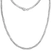 SilberDream Collier Kette Glamour 925er Silber 45,5cm Damen Kette SDK443J