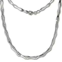 SilberDream Collier Kette Style 925 Silber 45,5cm Halskette SDK405