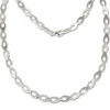 SilberDream Collier Kette oval offen 925 Silber 45cm Halskette SDK401