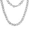 SilberDream Collier Kette Herzform 925er Silber 45cm Damen Kette SDK446J