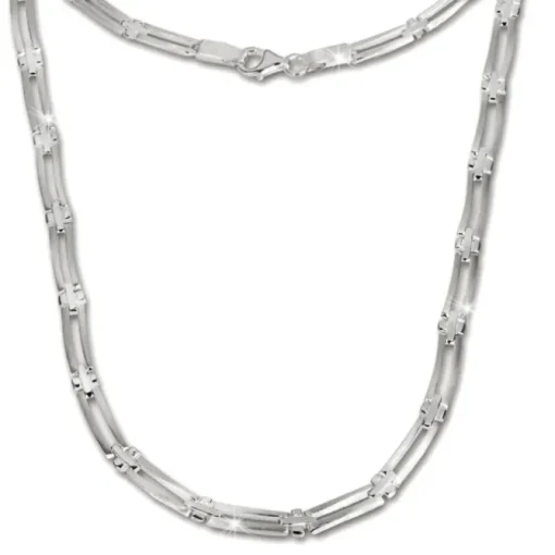 SilberDream Collier Kette Trendy 925 Silber 45,5cm Halskette SDK407