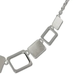 SilberDream Collier Kette Square 925 Vollsilber 45cm Halskette SDK411