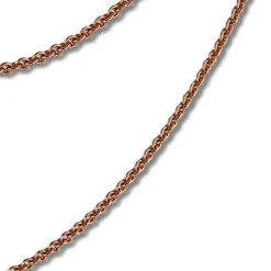 SilberDream Collier Kette rose vergoldet 925 Silber Damen 45cm SDK22545E