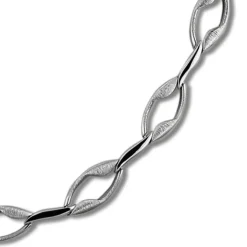 SilberDream Collier Kette Ranke 925er Silber 45cm Damen Halskette SDK465J