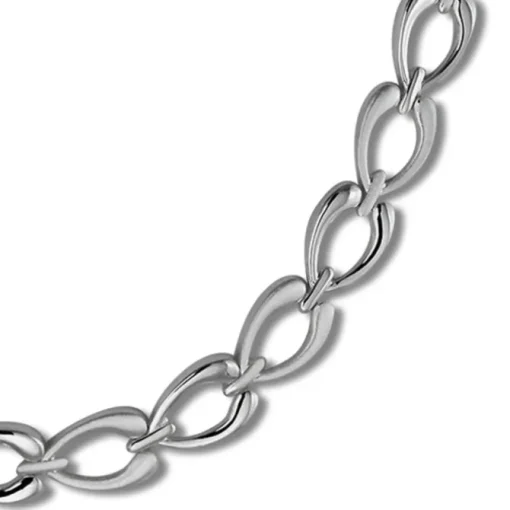 SilberDream Collier Kette Herzform 925er Silber 45cm Damen Kette SDK446J