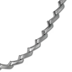 SilberDream Collier Kette Zick-Zack 925er Silber 45cm Damen Kette SDK440J
