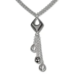 SilberDream Collier Kette Drop 925 Silber 45cm Halskette SDK413