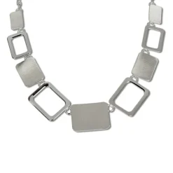 SilberDream Collier Kette Square 925 Vollsilber 45cm Halskette SDK411