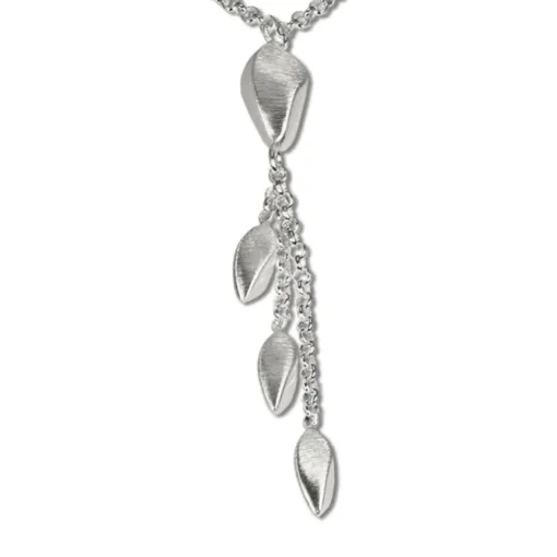 SilberDream Collier Kette Tropfen 925 Silber 44,5cm Halskette SDK414