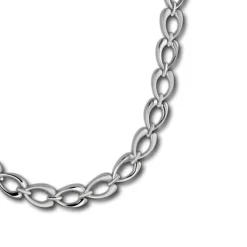 SilberDream Collier Kette Herzform 925er Silber 45cm Damen Kette SDK446J