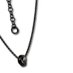SilberDream Collier Kette verschlungen geschwärzt 925 Silber 44-47cm SDK11344S