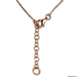 SilberDream Collier Kette verschlungen rosévergoldet 925 Silber 44cm SDK11344E