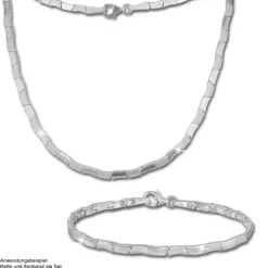 SilberDream Collier Kette Design 925 Silber 45cm Halskette Damen SDK427