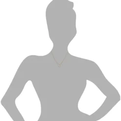 SilberDream Collier Kette rosevergoldet Zirkonia rund 925er Damen 45cm SDK28642E
