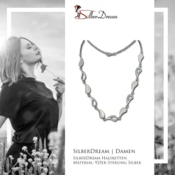 SilberDream Collier Träne 925 Sterling Silber 45cm Halskette SDK415