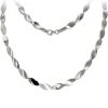 SilberDream Collier Tropfen 925 Silber glanz matt 45cm Kette SDK4793J