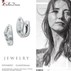 SilberDream Creole Abstract 925er Sterling Silber Damen SDO4403O