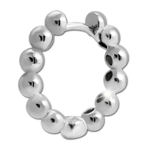 SilberDream Creole Balls 2cm 925 Sterling Silber Damen Ohrringe SDO4448J