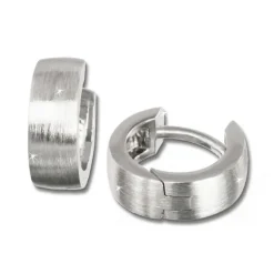 SilberDream Creole Matt klein 12mm 925 Sterling Silber Ohrring SDO333M2
