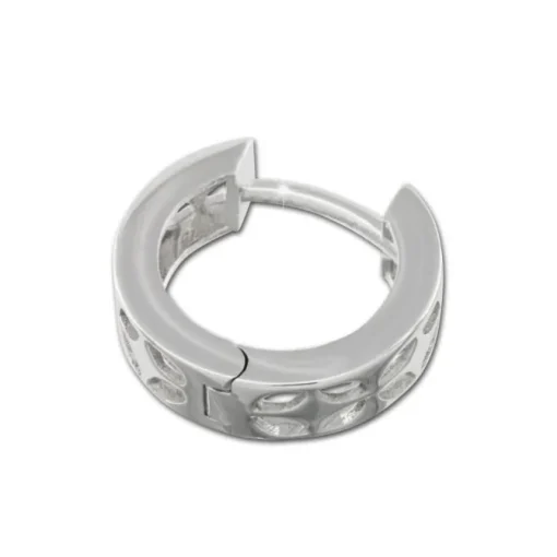 SilberDream Creole Muster Blume 925 Sterling Silber Ohrring SDO3415