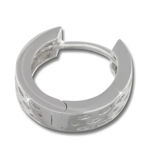 SilberDream Creole Muster Dots 925 Sterling Silber Ohrring SDO3375