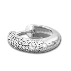 SilberDream Creole 5-reihig Zirkonia weiß 925 Sterling Silber Damen SDO4311W