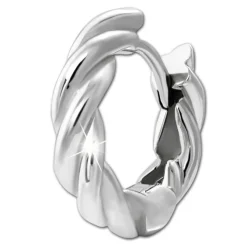 SilberDream Creole Twist small 925 Sterling Silber Damen Ohrringe SDO4445J