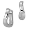 SilberDream Creole Welle Glanz 925 Sterling Silber Ohrring SDO389S