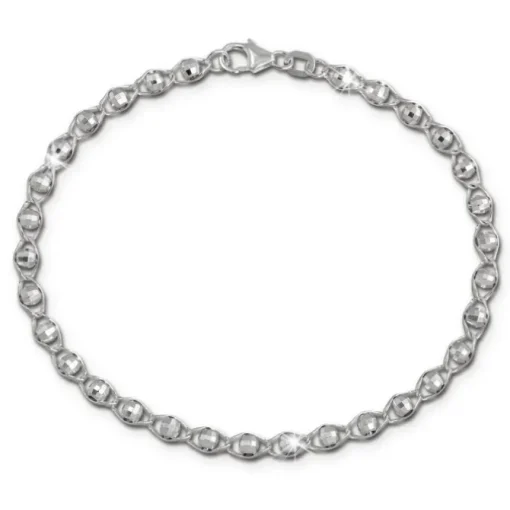 SilberDream Damen Armband Fantasie Kugeln 19cm 925 Sterling Silber SDA2539J
