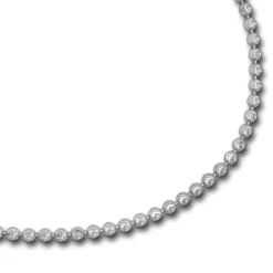SilberDream Damen Armband Kugel diamantiert 19cm 925 Sterling Silber SDA2549J