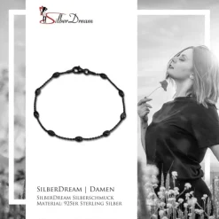 SilberDream Damen Armband Ankerkette 18,5cm Silber Trendschmuck SDA2389S