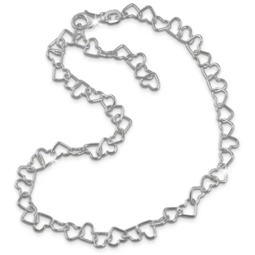 SilberDream Damen Fußkette Herzchen 25cm 925 Sterling Silber SDF2146J